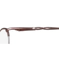 thumbnail image 6 of NEW MARCOLIN 7222 WOMENS/LADIES DESIGNER HALF-RIM TAUPE HALF-RIMLESS WITH RHINESTONES FRAME DEMO LENSES 55-19-140 SPRING HINGES EYEGLASSES/EYE GLASSES, 6 of 9