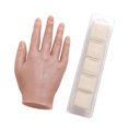 thumbnail image 1 of Maniquí de práctica de entrenamiento de arte de uñas de silicona, modelo de maniquí de mano, manicura de uñas flexible Sin titular 03 Yuyangstore Manos de práctica de uñas, 1 of 8
