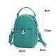 thumbnail image 2 of Bolso para teléfono móvil de niña de color sólido con paquete oblicuo de gran capacidad a la moda verde, 2 of 5