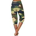 thumbnail image 4 of Penkiiy Womens Camouflage Sweatpants Casual Cropped Jogger Running Pants Lounge Loose Fit Drawstring Waist with Side Pockets L Multicolor, 4 of 6