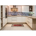 thumbnail image 6 of Ahgly Company Machine Washable Indoor Rectangle Traditional Tomato Red Area Rugs, 7' x 9', 6 of 7