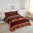 thumbnail image 3 of Erosebridal Bohemian Aztec Bedding Twin Comforter Set,Elephant Print Down Comforter,Animal Decor,Reversible,Lightweight,2-Piece, 3 of 8