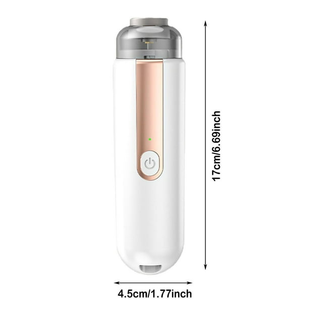 Ltdhehe Feet Remover// Skin Cleaning Tool/Portable USB Rechargeable 2 Speed Settings Pedicure Tool 4 Spare Heads