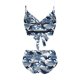 thumbnail image 4 of Traje de baño de dos piezas para mujer, cómodo, con pecho alto, en contraste OAVQHLG3B Store lin121212, 4 of 4