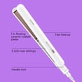 thumbnail image 3 of Conair Double Ceramic Flat Iron, 1" Ceramic Plates, 5 LED Heat Settings, Rose Gold, 1 Count, 3 of 10