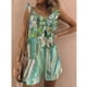 thumbnail image 1 of Moda para mujer Monos retro Mamelucos Impreso Suspender Mono Pantalones Pompotops qyievc549, 1 of 9