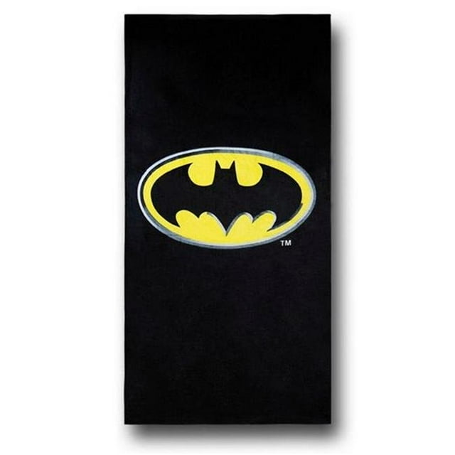 Serviette de Plage Noire Symbol