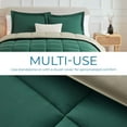Nestl Reversible Comforter, Quilted Down Alternative Duvet Insert, All