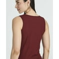 thumbnail image 4 of 5 Pack: Women's Ribbed Sleeveless Tank Top - Yoga Casual Tops, 4 of 6