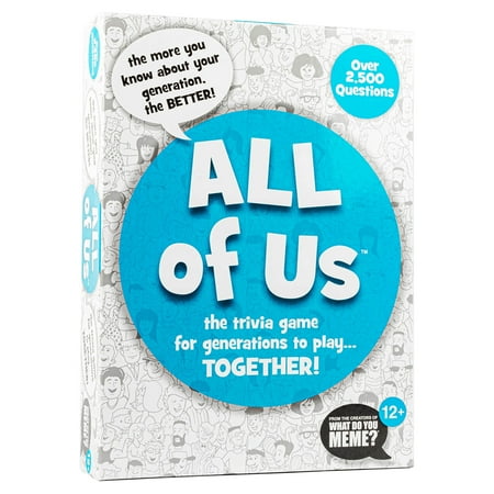 UPC: 0810816030753 | All of Us – the Family Trivia Game for all Generations – Gen Z Gen Y Gen X & Baby Boomers – Card Game by What Do You Meme?