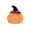 B, variant on MInHoues Halloween Pumpkin Plush 7", Cute Soft Stuffed Toy Throw Pillow, Smiling Orange Plushie Doll for Autumn Fall Home Decor, Holiday Party Table Decorations