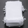thumbnail image 3 of 300 Pieces 4 By 6 Inch Organza Gift Bags Drawstring Jewelry Pouches Wedding Party Favor Bags (White), 3 of 8