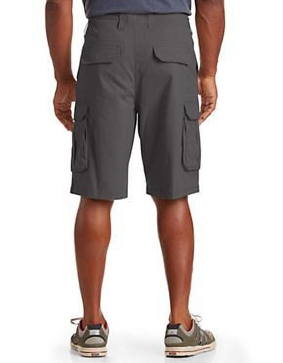 True Nation by DXL Men's Big & Tall Stretch Ripstop Cargo Shorts