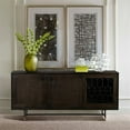 thumbnail image 3 of Armen Living Gatsby Buffet Moderne 2 Portes en Bois et Métal Gris Foncé/chêne, 3 of 13