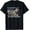 Black, variant on Grey Wolf Hunting Grounds Icy Moon Forest Galaxy Mens T-Shirt