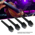 thumbnail image 4 of Ebony Tuning Pegs, Violin Tuning Peg Easy Installation Compact Size Replacement Parts 4PCS Black  for Stringed Instrument, 4 of 7