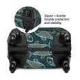 thumbnail image 2 of Yiaed Fish Style Print Travel Luggage Cover Suitcase Protector Fits 18-32 Inch Luggage Wheel Covers Patterned Elastic Luggage Anti-scratch（No luggage）-Small, 2 of 5