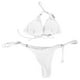 thumbnail image 1 of Conjunto De Traje De Baño Bikini Con Lazo Cruzado Lateral Color Puro Mujer 2, 1 of 7