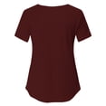 thumbnail image 6 of Xdegoge Womens Maternity Nursing Tops Short Sleeve Colorblock Striped Breastfeeding Shirts Layered Design Comfortable Casual Flattering Pregnancy Tee, 6 of 9