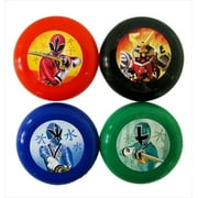 Power Rangers Samurai Mini Flying Discs / Favors (4ct)