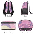 thumbnail image 6 of Pzuqiu Kids Backpack for Students Ages 6-18 Cute Cherry Blossom Axolotl Print 17 Inch Large Capacity Scholbag for Preschool Elementary Middle High School Back to School Travel Use, 6 of 7