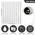 thumbnail image 6 of Dailycode Dishwasher Magnet Cover Magnetic Fridge Door Cover Home Kitchen Decor, Silver Gray and White Stripes, 23"x 26", 6 of 6