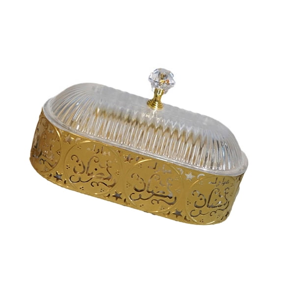 AOOOWER Dessert Tray for Ramadans Festival Decoration Storage Box Muslims Party Supplies
