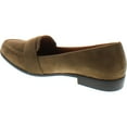 thumbnail image 3 of Static Footwear Harry-1 Women's Slip On Block Heel Loafers, Khaki, 9, 3 of 4