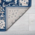 thumbnail image 6 of Madison Traditional 2' x 10' Dark Blue Polypropylene Indoor Area Rug, 6 of 7