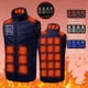 thumbnail image 1 of Ireezec Unisex Heated Vest with USB Charging, 4-Zone Temperature Control, 28 Heating Areas, Lightweight Thermal Jacket for Outdoor Winter Sports, Camping, Hiking, Cold Weather Gear, 1 of 9