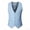 Light Blue, variant on Yongwang Mens Big and Tall V Neck Blazer Vest Button Down Vest Casual Business Dress Vest Waistcoat for Fall
