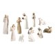 thumbnail image 2 of Conjunto de figuras de belén navideño de resina, decoración tradicional hecha a mano, pintada a mano. 10 Uds., 2 of 9