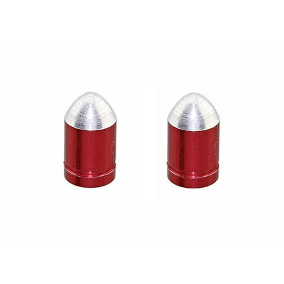 Alta Bicycle Bike BicycleBullet Presta Bike Valve Caps, Multiple Colors (Red)