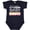 Navy Blue, variant on Inktastic Don't Mess with my Baby Sister Boys or Girls Baby Bodysuit