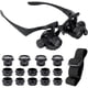 thumbnail image 1 of Magnifying Glass with 2 LED Lights, 8 Detachable Lenses, Head, 1 of 5