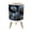 Color 2, variant on Small Trash Can with Lid Colorful Cloud Kids Clouds Sunset Sky Pastel Hues Light 1.8 Gallon Dog Proof Trash Can Round Garbage Can Waste Bin Wastebasket for Bathroom Bedroom Living Room