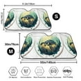 thumbnail image 3 of Daiia Watercolor Turtle3 Windshield Sun Shade for Car SUV Truck (Small ), Car Sun Shade Windshield, Car Shades for Front Windows, Sunshade for Car Windshield, 3 of 7