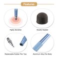 thumbnail image 4 of Unique Bargains Stylus Pens for All Capacitive Touch Screens 2 in 1 Fine Point Disc & Fiber Tips Universal Capacitive Pen, Blue, 4 of 7