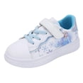 thumbnail image 1 of Child Girls Princess White Shoes Thick-soled PU Leather Waterproof Sneakers for Students School Running, 1 of 5