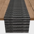 thumbnail image 3 of Creative Products Sketch Stripes Black 16x72 Poly Twill Table Runner, 3 of 3