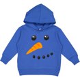 thumbnail image 2 of Inktastic Snowman Face Toddler Hoodie, 2 of 4