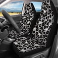 thumbnail image 3 of Pzuqiu Car Seat Covers Anti-Slip Soft Car Seat Covers Full Set Polyester Easy to Install Interior, Fit for Cars Truck Trucks, Leopard Print Grey, 3 of 10