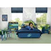 Delta Children Dinosaur Upholstered Twin Bed, Blue