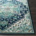 thumbnail image 4 of Mark&Day Area Rugs, 2x8 Metz Traditional Teal Runner Area Rug, Blue Grey Carpet for Hallway, Kitchen, Bedroom or Living Room (2'2" x 7'7" Runner), 4 of 8