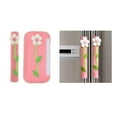 thumbnail image 3 of yuksok 2 PCS Floral Cotton Kitchen Refrigerator Handle Cover Non-slip Dishwashers Stain Pink, 3 of 9