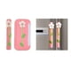 thumbnail image 3 of Juego de 2 fundas para manija de refrigerador de doble puerta de cocina, resistentes a las manchas de microondas Rosa, 3 of 9