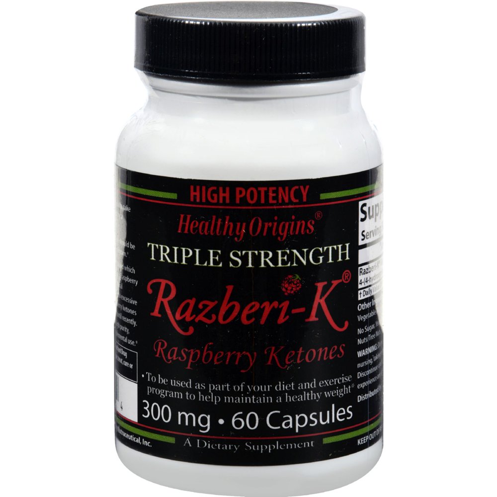 Healthy Origins Raspberry Ketones 300 mg 60 Ct