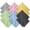 Assorted Colors, variant on 6 Pack Microfiber Lens Cleaning Cloths, 7×6 Inch, Ultra-Soft, Scratch-Free Eyeglass Cloths for Glasses, Screens & Cameras, Black + Gray