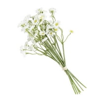 kowaku Artificial Flowers Ornament, Decoration, Crafts, Long Stem, Simulation Flower, Artificial Flowers for Garden Party, Indoor And Outdoor Wedding White