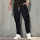 thumbnail image 1 of Ceisia Men's Spring Summer Washed Solid Gift Color Pants - Drawstring Elastic Waist Zipper Pocket Casual Fashion Pants, 1 of 9